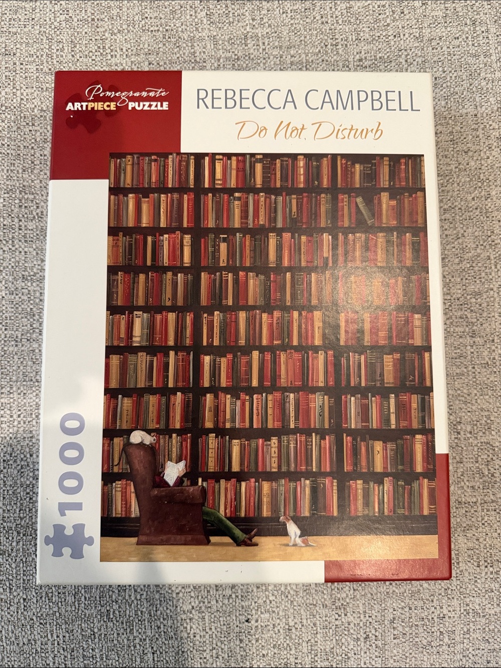 Pomegranate Art Piece PuzzleRebecca Campbell "Do Not Disturb" 1000pc Puzzle